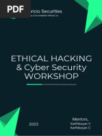 Cyber Security Ethical Hacking Workshop Manual