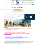 Tour Sài Gòn - Đà L T 3n3đ - Mediexpress Trekking + Gala (FN)