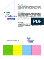 Quiz Des Couleurs Labortho