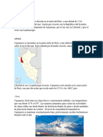 Cajamarca: Ubicación Geografica:: Clima