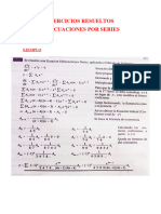 Ejercicios Resueltos de Ecuaciones Por Series: Ejemplo