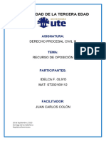 Recurso de Oposicion Idelca