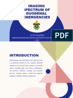 Imaging Spectrum of Duodenal Emergencies