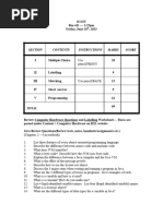 ICS3U - Exam Review - June 2023