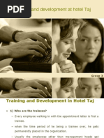 Download Training and Development at Taj Hotels by Varun Naik SN68457127 doc pdf