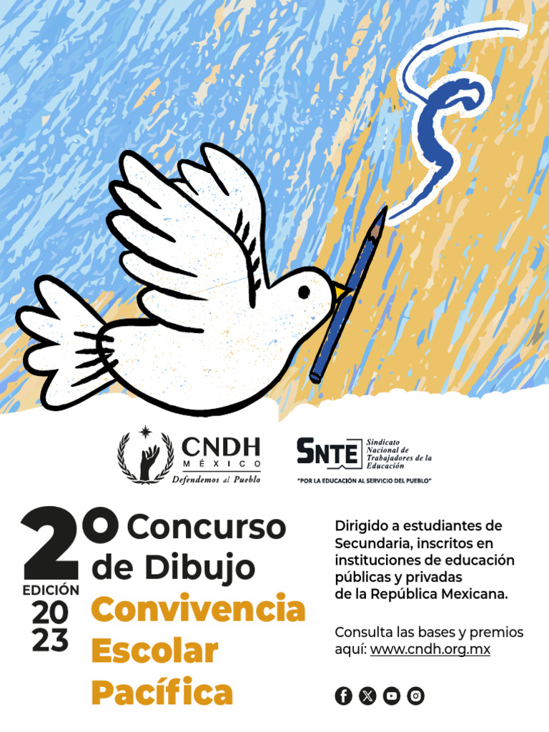 001 Convocatoria Concurso De Dibujo Pdf Lápiz Institución