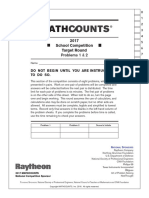 Mathcounts 2016-17 School Level - Target Round