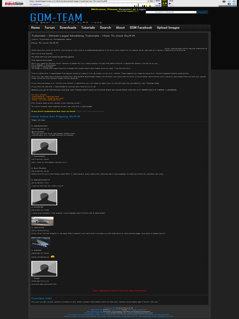 How To Mod SLR R | PDF | Information Technology | Cyberspace