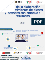 Gestión de La Elaboración de Requerimientos de Bienes y Servicios Con Enfoque A Resultados