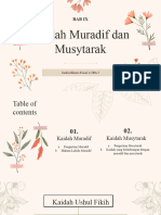 Muradif Dan Musytarak - Saski