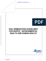 DNC DE-LAB-186 Soil Remed Guid Barite (Alberta Environment 2009)