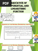 Math 11 Derivative of Exponential and Logarithmic Functions