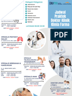 Leaflet Jadwal Dokter