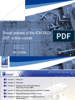 Sneak Preview of The ICAO-ACI GRF