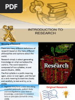 Unit 1 Introduction To Research 1