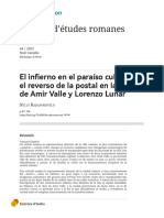 El Infierno en El Paraíso Cubano o El Reverso de La Postal en La Obra de Amir Valle y Lorenzo Lunar