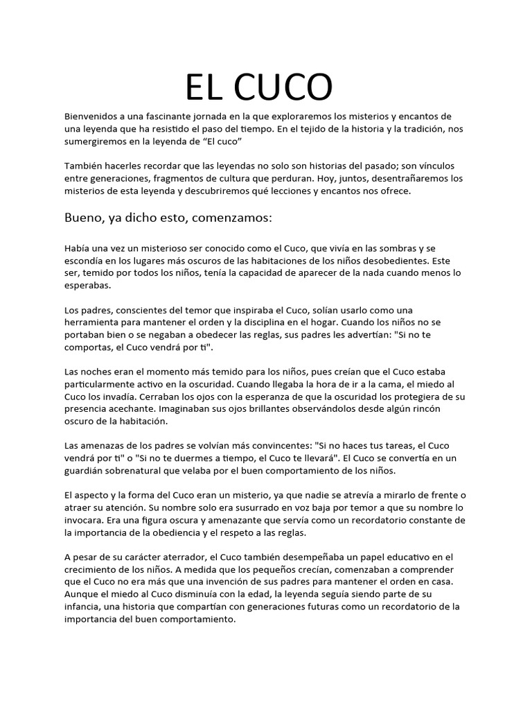 EL CUCO PDF