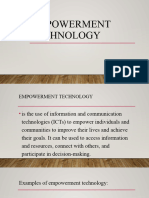 Empowerment Technology