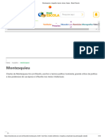 Montesquieu Estudo para Redação