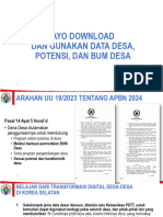 Data Desa Potensi Bum Desa