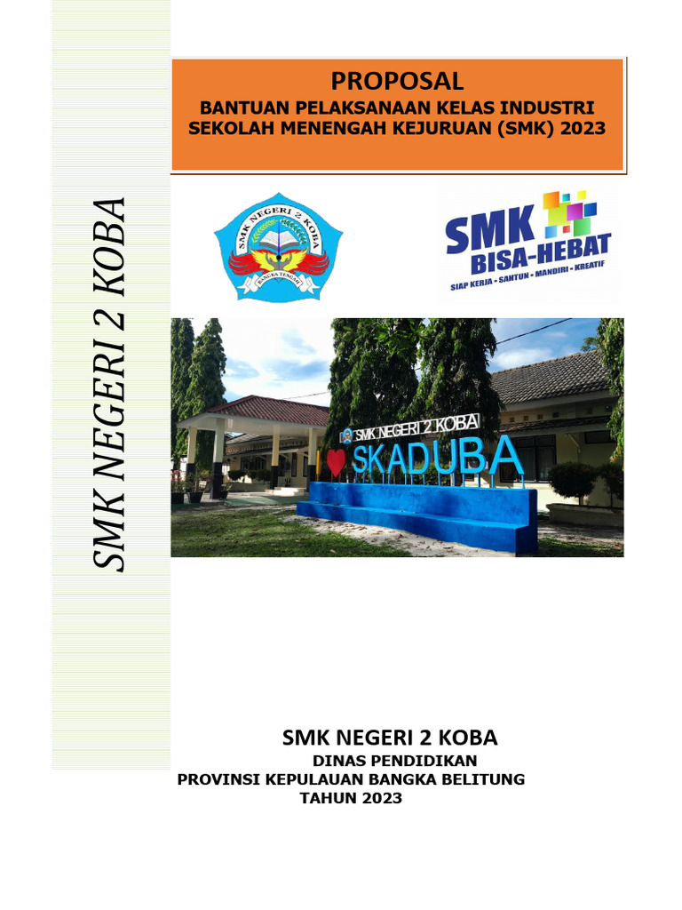 Proposal Kelas Industri SMK 2023 | PDF