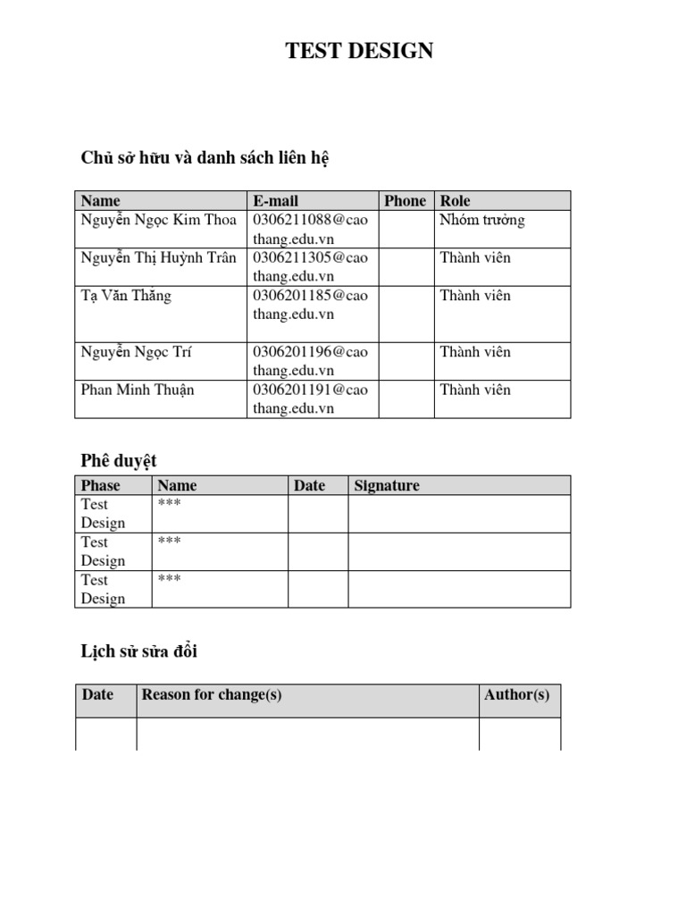 Test design pdf
