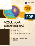 Modul Ajar Ilmu Pengetahuan Alam Dan Sosial (IPAS) - Modul Ajar Berdiferensiasi Materi Perubahan Energi - Fase B