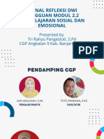 Jurnal Refleksi Dwi Mingguan Modul 2.2 Pembelajaran Sosial Dan Emosional Tri Rahayu Pangestuti CGP 9 Banjarnegara