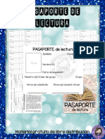 Pasaporte de Lectura Editable