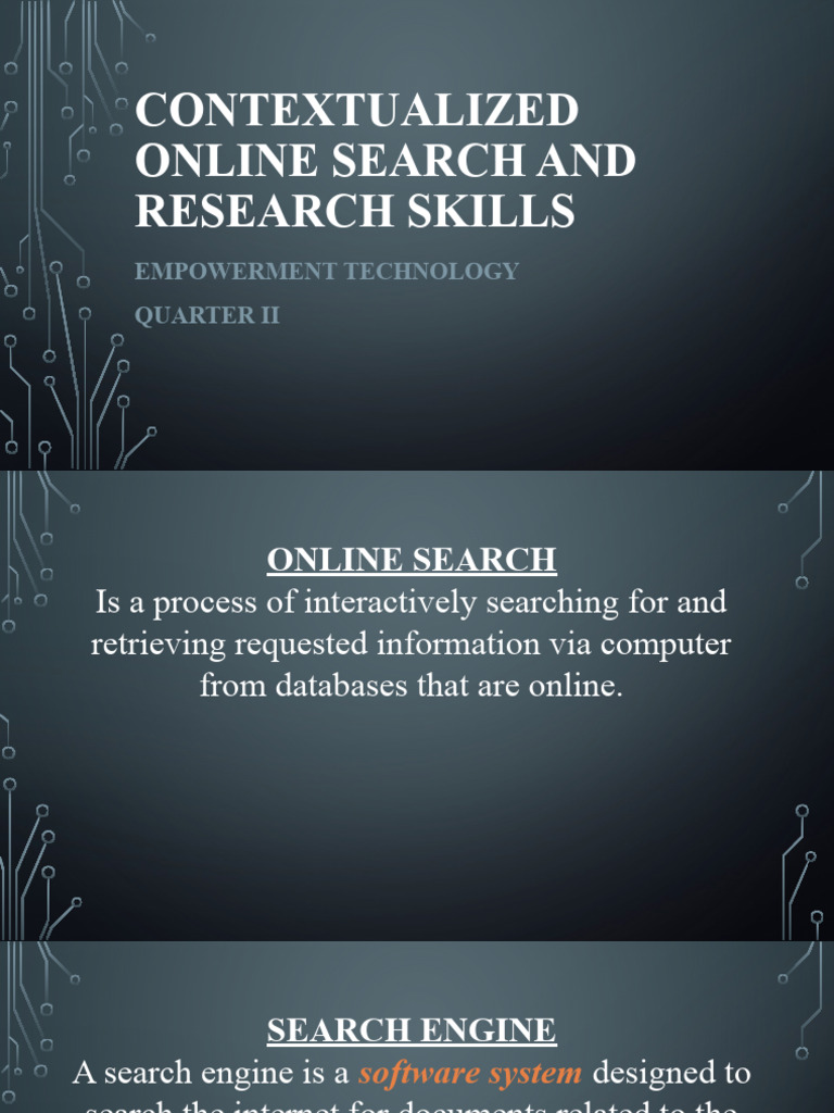 Effective Online Search Techniques | PDF | Internet | Information ...
