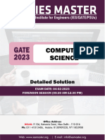 GATE 2023 Paper Solution (CS) IESMaster