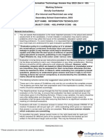 CBSE CLass 10 Information Technology Answer Key 2023 Set 4 89