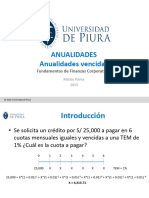 7.1. Anualidades Vencidas 1era Parte