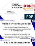 NSTP - Entrepreneurship - Starting and Growing The Business