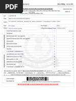 Indian Income Tax Return Acknowledgement: Acknowledgement Number: Date of Filing