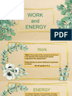 Work and Energy