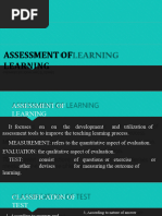 Assessment of Learning PPT 201012014906