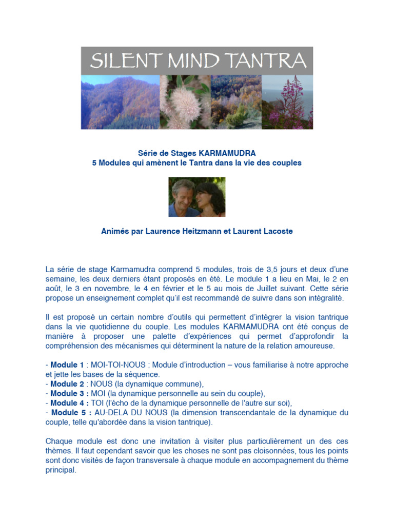Modules de Tantra pour Couples | PDF | Tantrisme