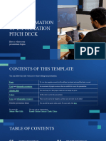 Digital Transformation of Information Pitch Deck by Slidesgo