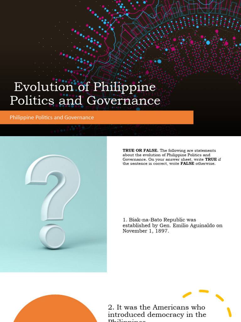 Philippine Governance Through Eras | PDF | President Of The Philippines ...