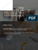 Concept of Politics and Governance