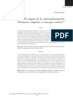 El Enigma de La Contraurbación - Fenomeno Empirico y Concepto Caotico