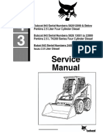 Bobcat 843 Service Manual