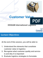 Lecture 3 Cusomer Value Logistics Perfor
