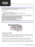 Ilm 3 Instructional Design