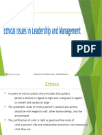 Marquis Chapter 04 PPT Ethics Issues in Leadership and Management