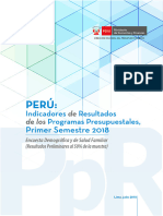 Indicadores Demograficos Peru