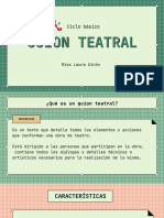 Guion Teatral