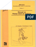 165 Manual On Pumps Used As Turbines