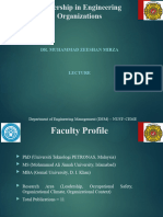 Dr. Muhammad Zeeshan Mirza: Department of Engineering Management (DEM) - NUST-CEME